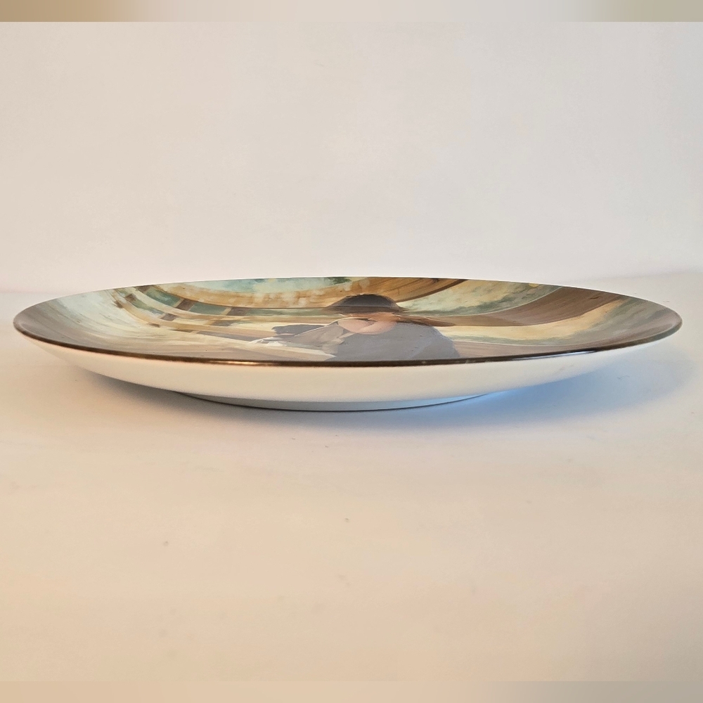 Vintage Donald Zolan Plate 1988 Pemberton & Oakes - Almost Home, Limited Edition - Picture 3 of 4